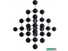 מודל מולקולרי של יהלום